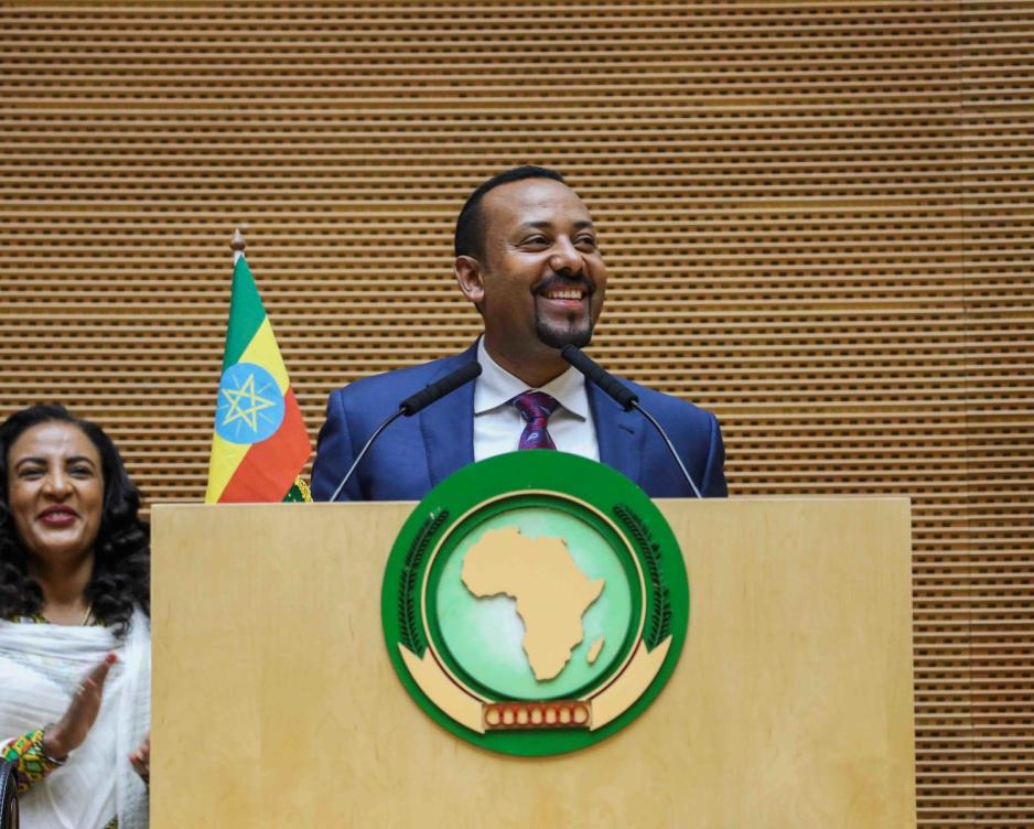 Etiopias statsminister - Abiy Ahmed.