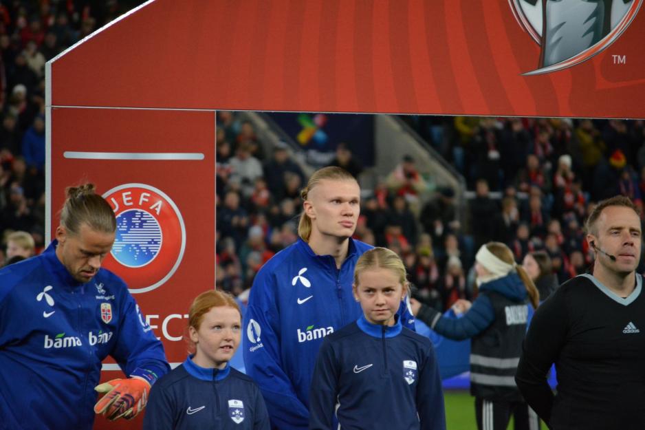 Erling Braut Haaland f&oslash;r kamp