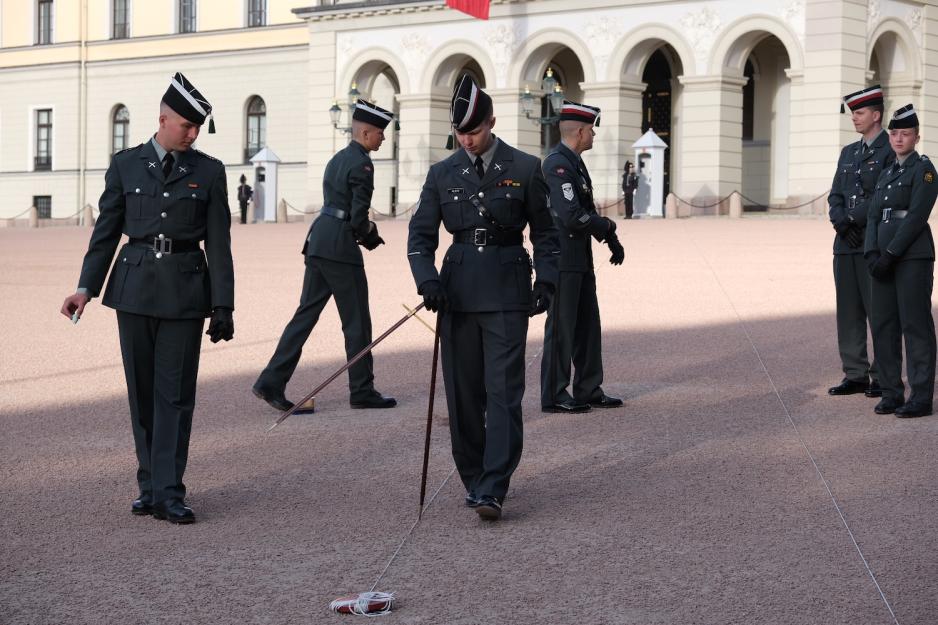 Geometritime på slottsplassen