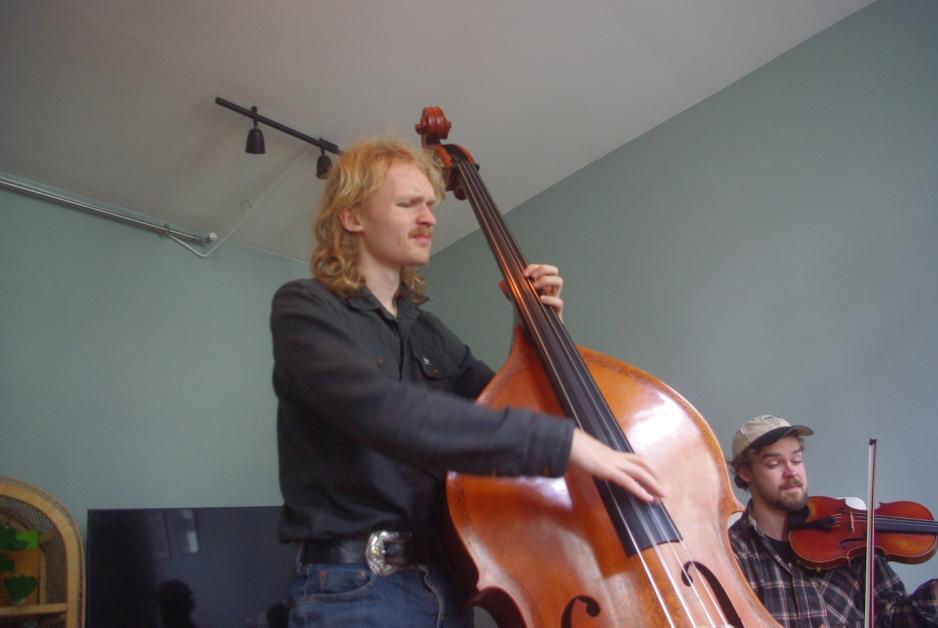 Coling og Gustav spiller sammen 