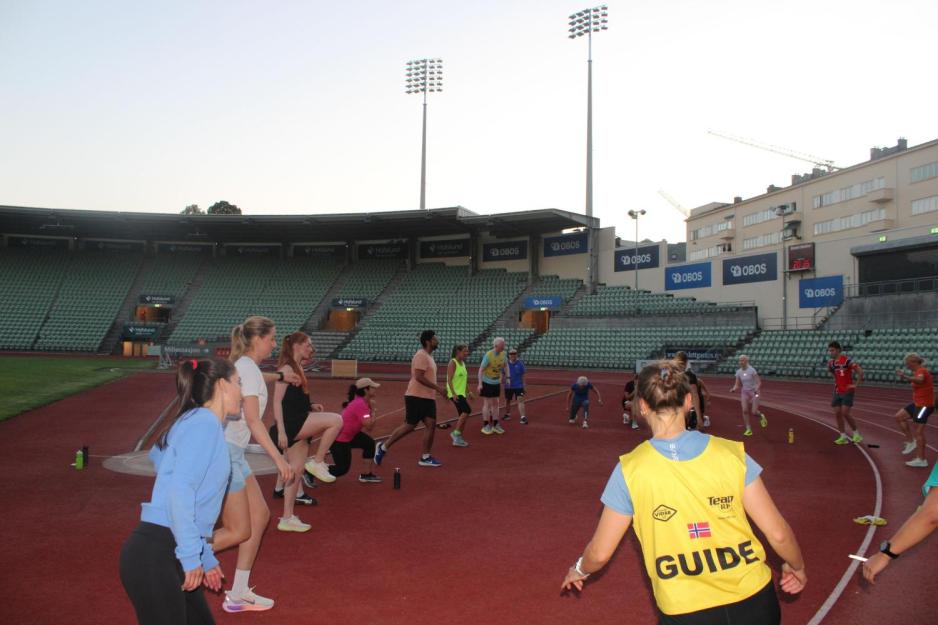 Felles styrketrening bislett