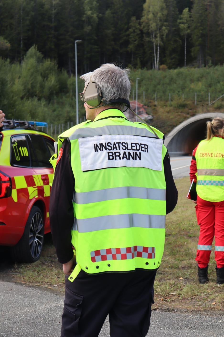 Innsatsleder brann