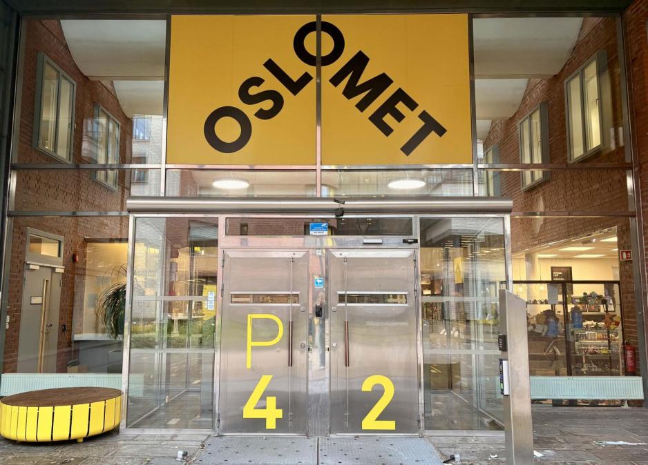 Inngangen til OsloMet