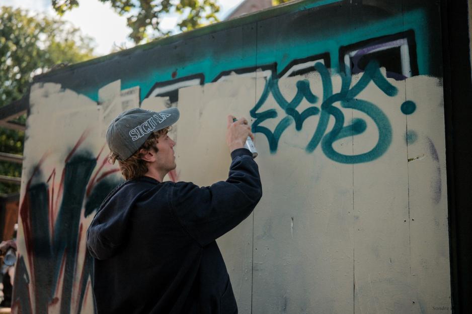 Grafitti, gatekunst.