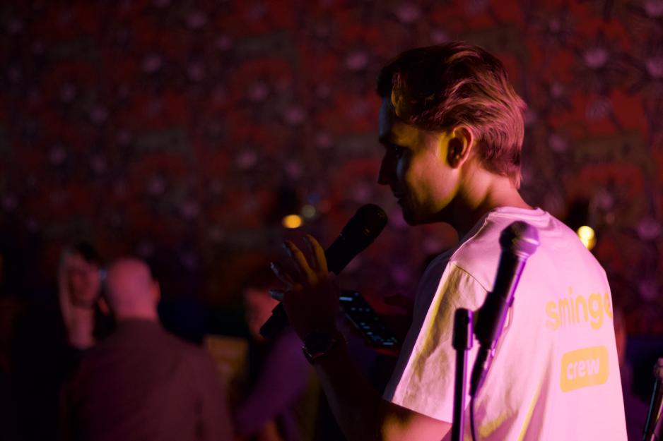 Jesper på scenen 