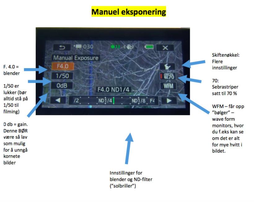 Manuell eksponering