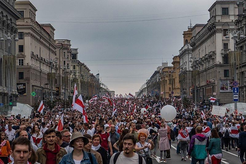 Protest i Hviterussland, Minsk, 2020