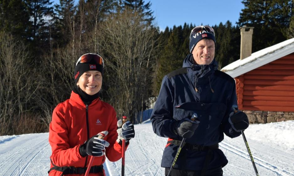 Ida Gjessing og Poul Bruun i skisporet