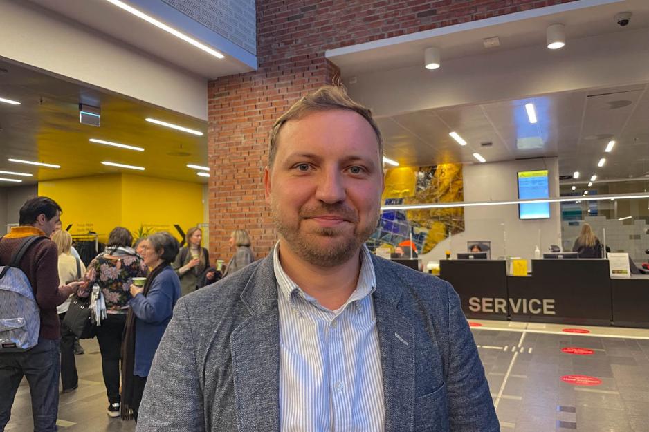  Bohan Cherkas (36) på seminar på OsloMet