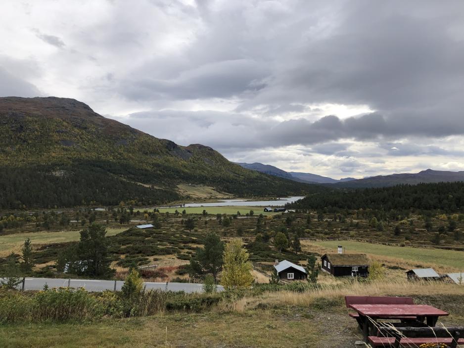 Utsikt fra utenfor Hindsæter