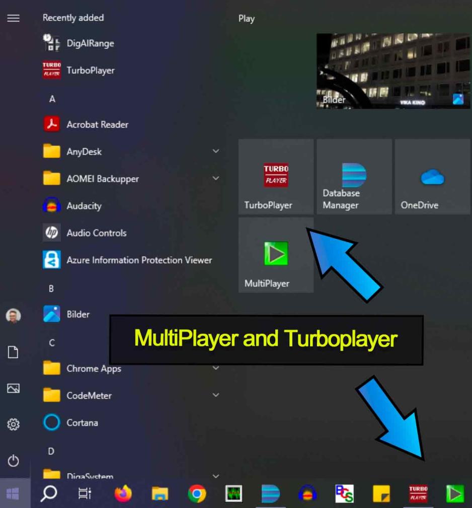 Multiplayer and Turboplayer app icons Multiplayer and Turboplayer app icons