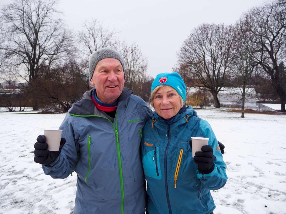 Irene Lehmann og Egil Olsen