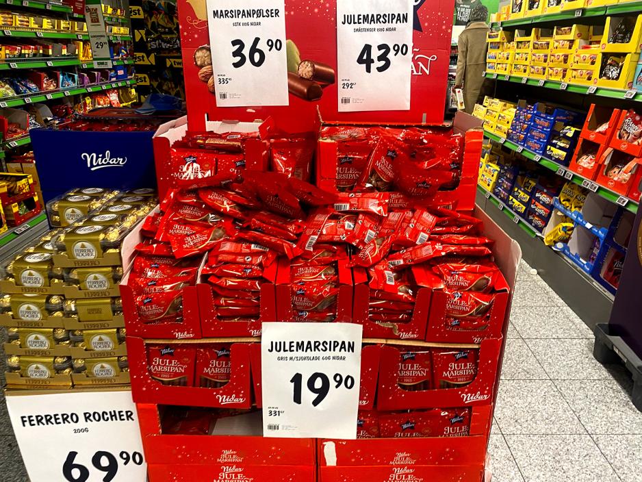 julegodteri i butikk