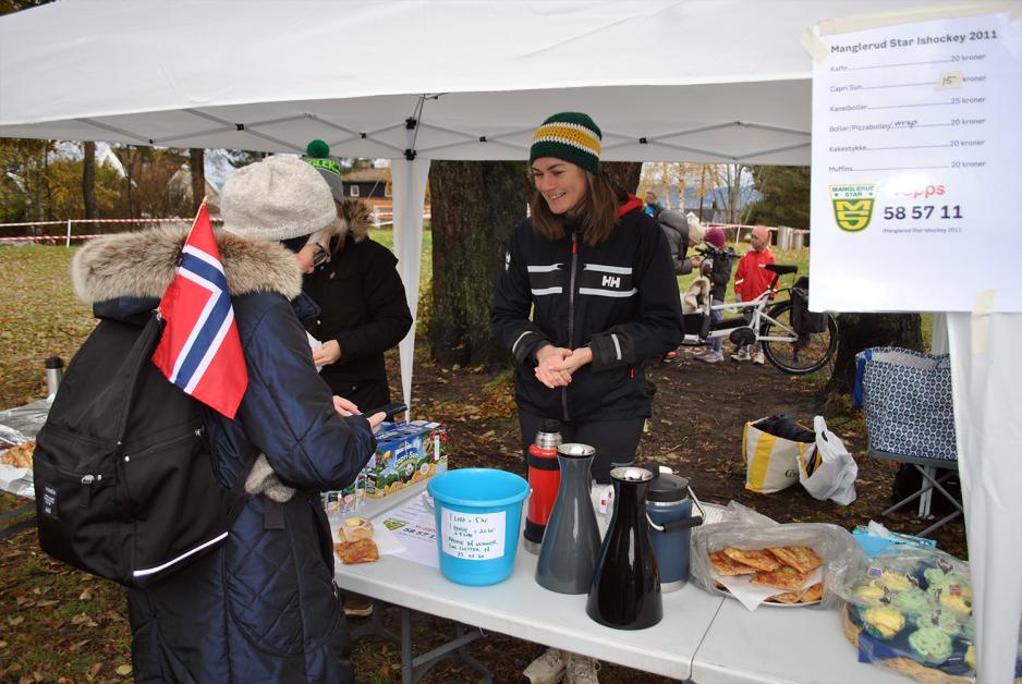 Kafé på Herlige Høyenhall høstløp