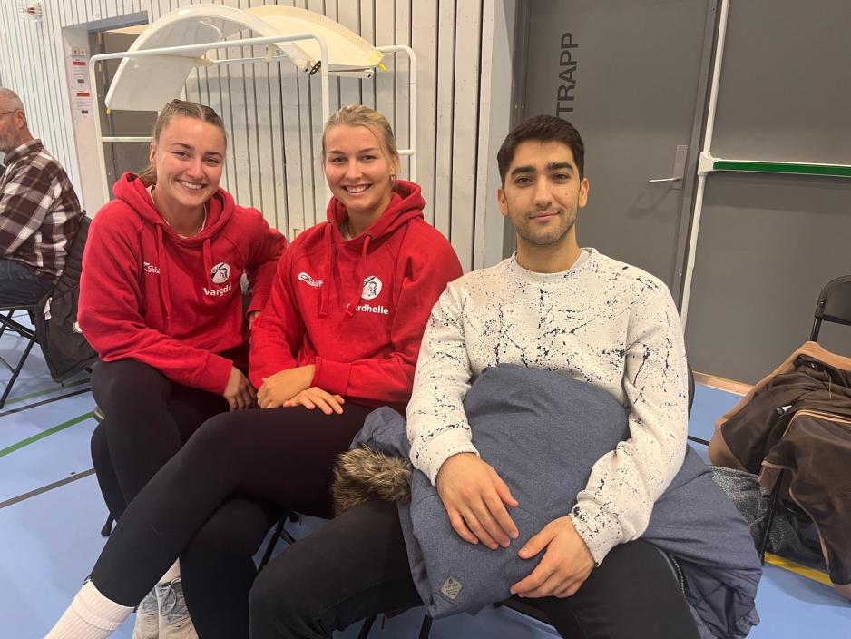 Portrettbilde av Karoline Vargedal, Emilie Nordhelle og Wissam Yactine