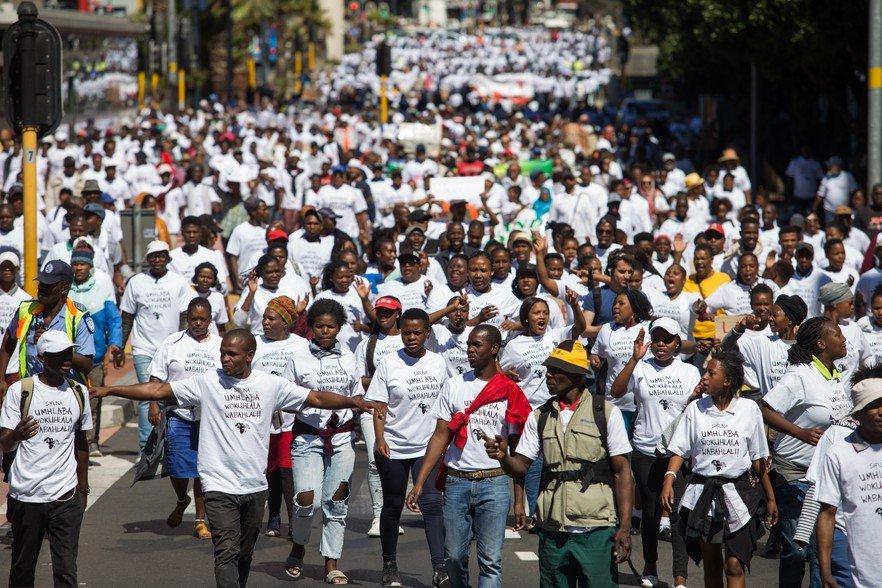 Protest i Sør-Afrika