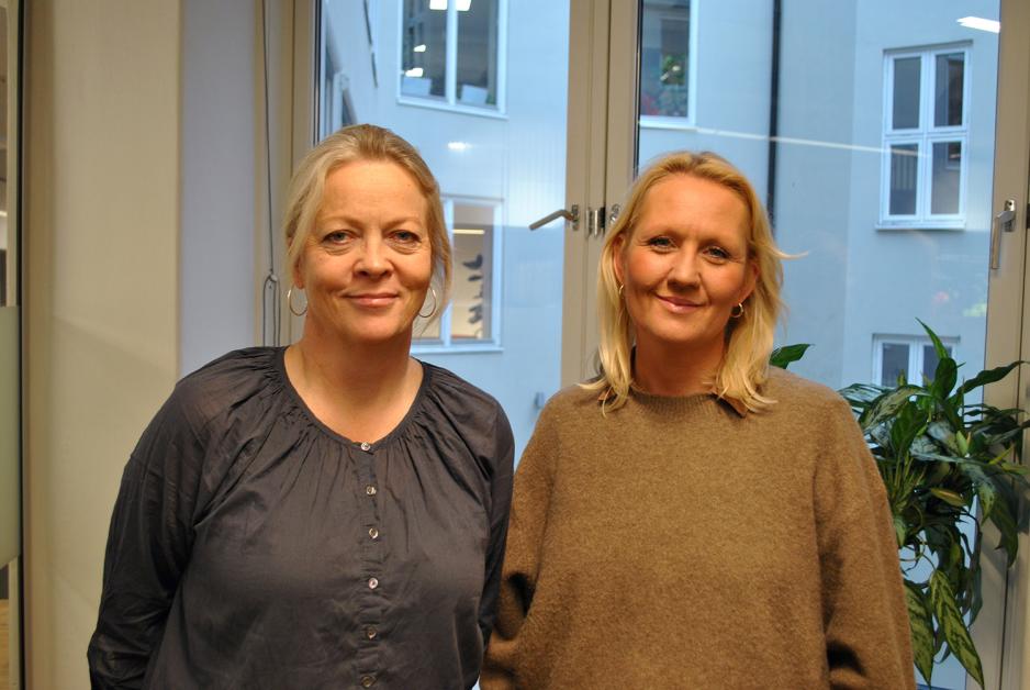 Lily Vikki og Lill Stensrud fra Oslo kommunes kunstsamling