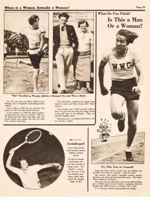 Look Magazine 1937, Helen Stephens Man or Woman