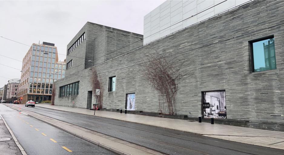 Nasjonalmuseet fra Aker Brygge-siden