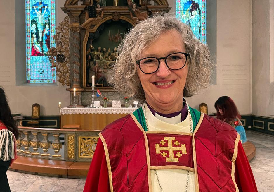 Biskop i Oslo Kari Veiteberg i Oslo domkirke