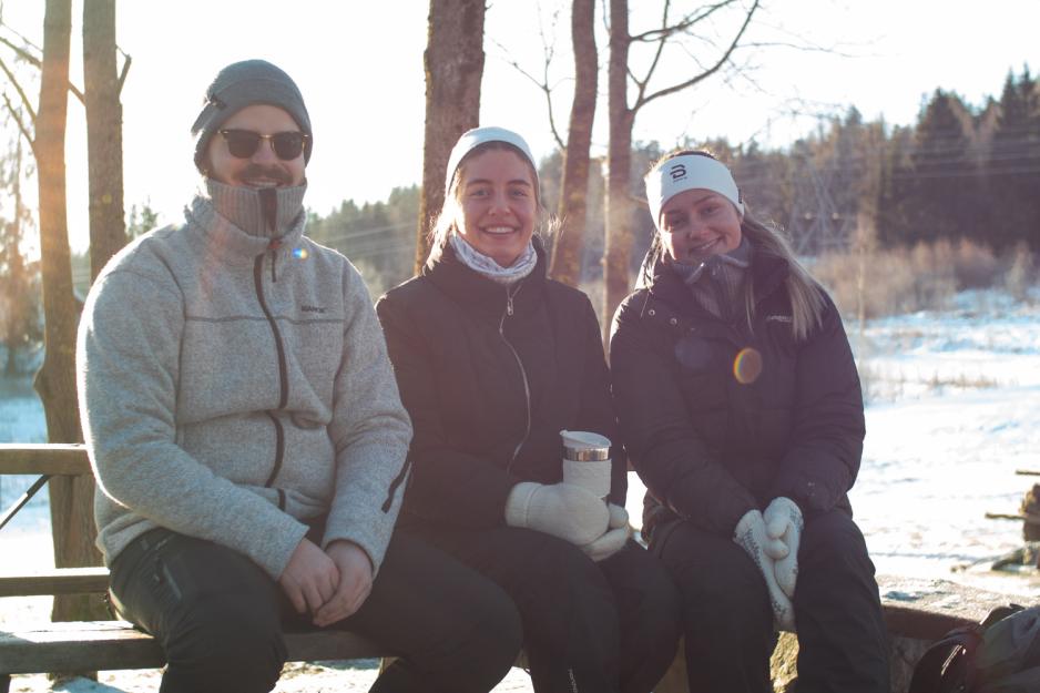 Mathias Randgaard, Eline Tønnessen og Sofie Igland 