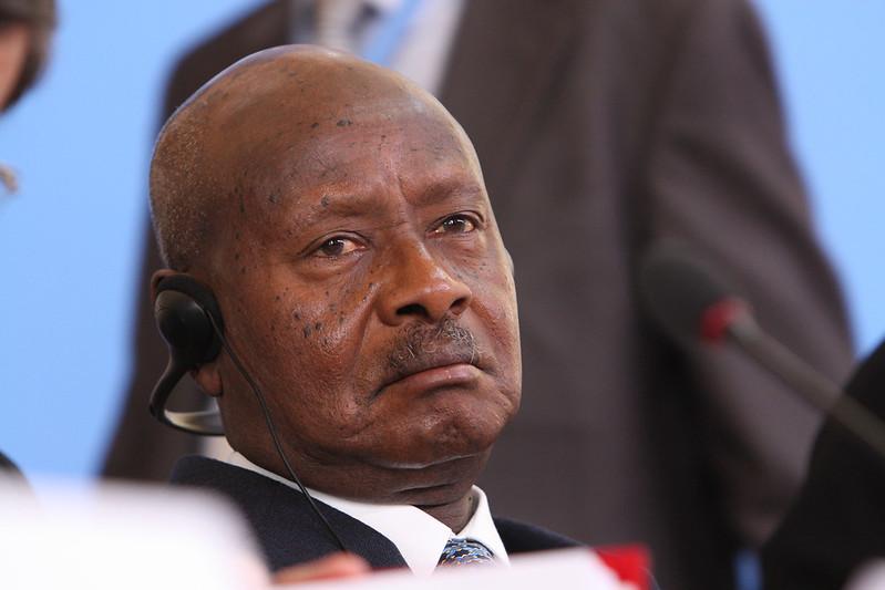 Ugandas president Yoweri Musevini.