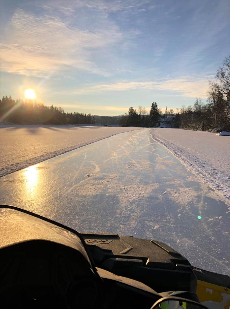 Turskøytebane i horisonten. 