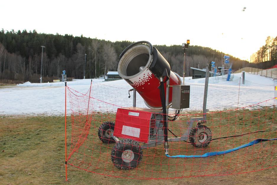 Snøkanon på Skullerud