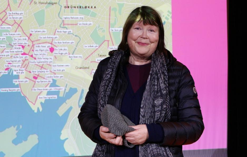 Sørengabeboer og publikummer Kari Aas Hystad