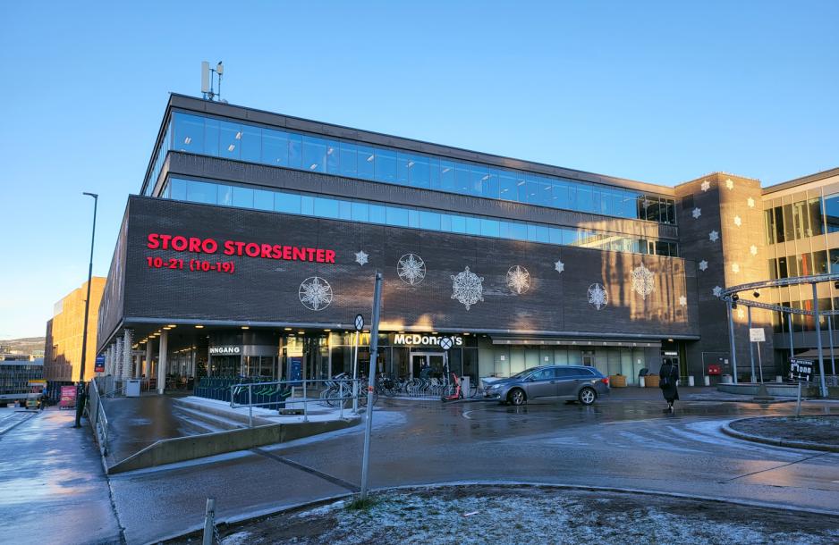 Landskapsbilde av Storo Storsenter