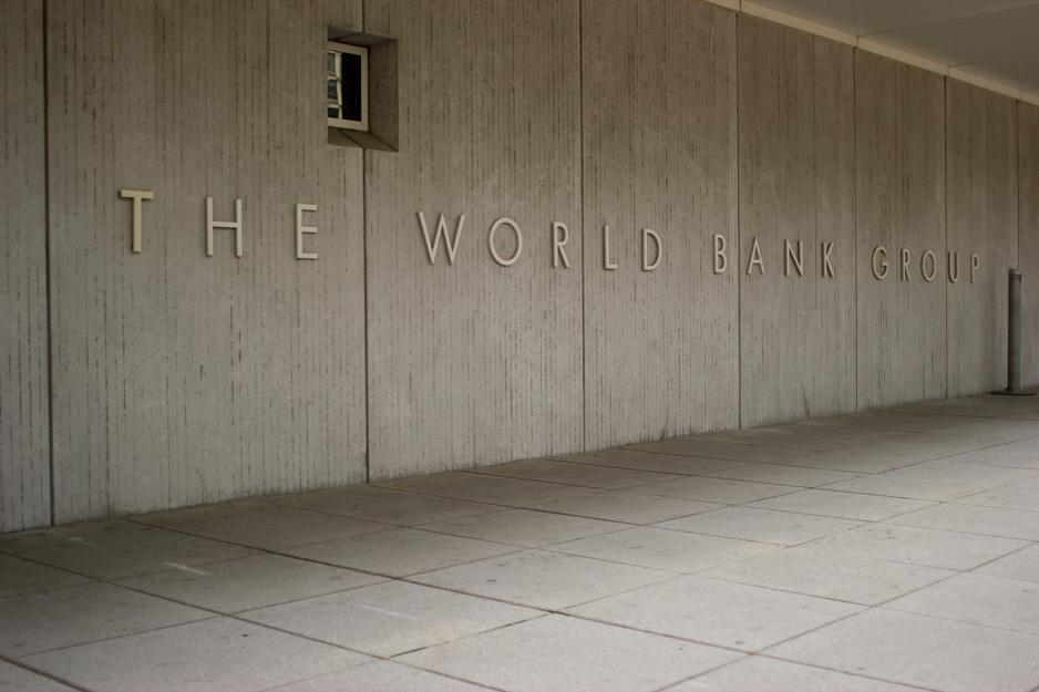 Utsiden av hovedkontoret til The World Bank Group