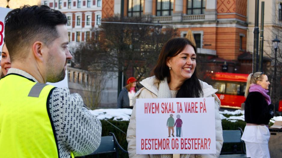 arrangør av helsebrølet foran stortinget tina tuft