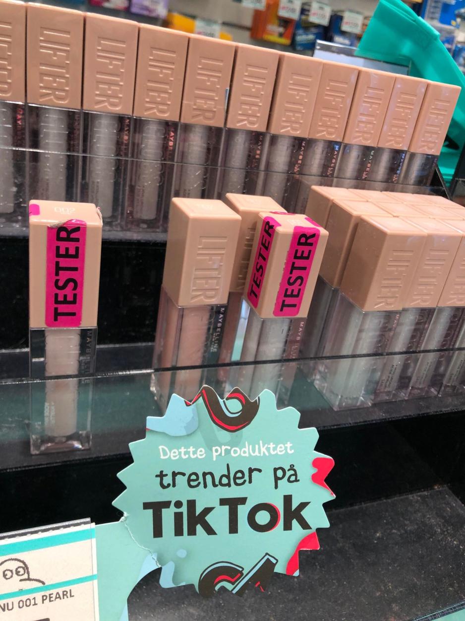 Lipgloss populær på tiktok