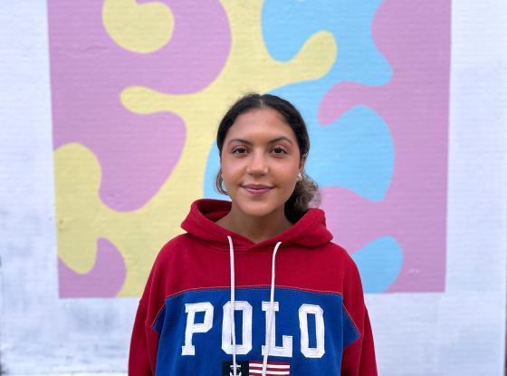 Bildet er av nestleder i ungdomsrådet i Grorud, Aurora Vidal Aguilera.