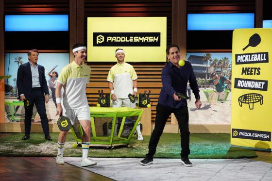 Paddlesmash oppfinnerene på Shark Tank 