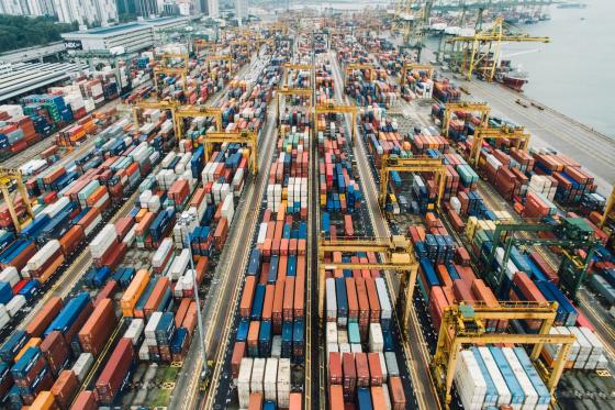 Bilde av containere