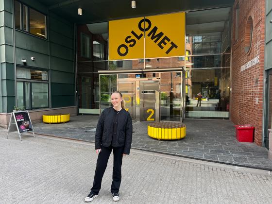 Julie Heggstad er student på OsloMet