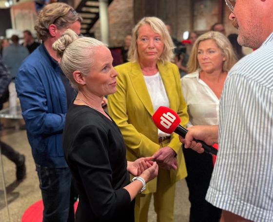 Kirsti Bergstø på partilederdebatt