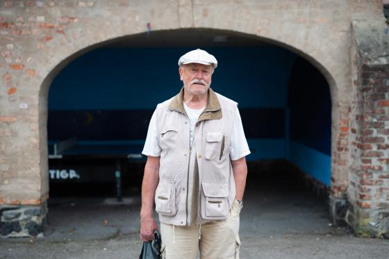 Per Olav Reinton (84) fra stemmelokale i Gamlebyen