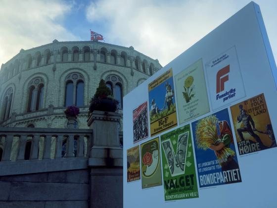 Morgen f&oslash;r valget utenfor stortinget