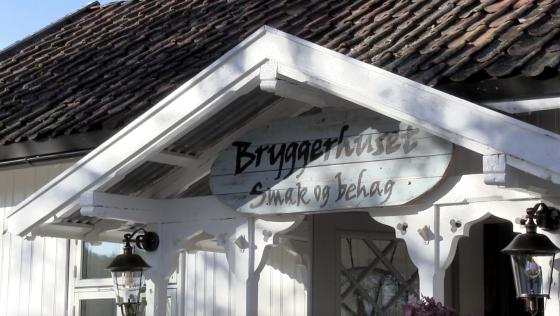 Skilt av Bryggerhuset smak og behag