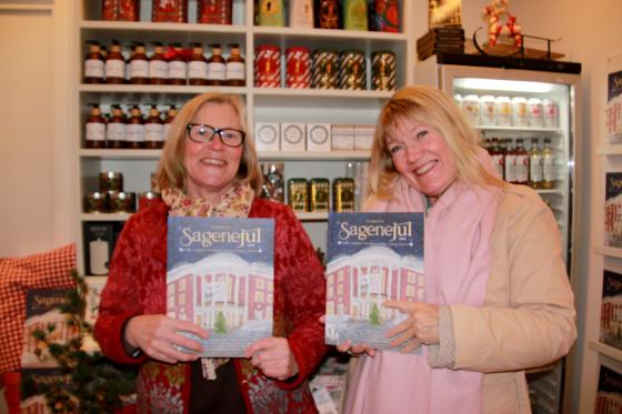 Anne-Britt Granaas (Motor Forlag) og Gro Røde (Redaktør) av Sagenejul
