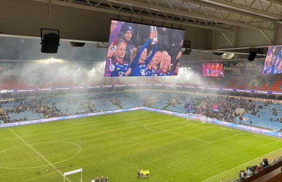 Ullevål stadion under kvinnenes cupfinale 2025