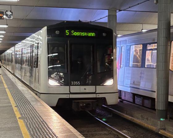 T-bane linje 5 Sognsvann