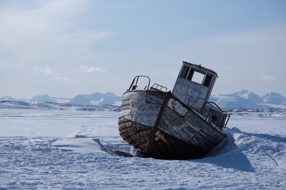 Forlist b&aring;t p&aring; Svalbard