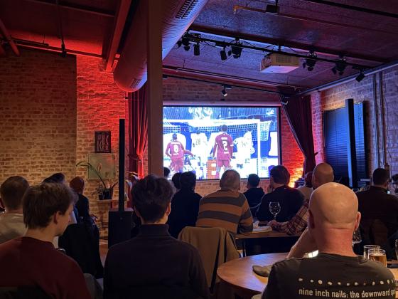 Fulle lokaler under Champions League-kamp