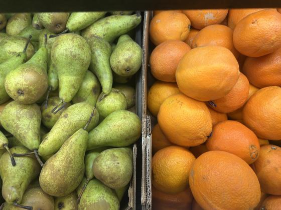 P&aelig;rer og Appelsiner