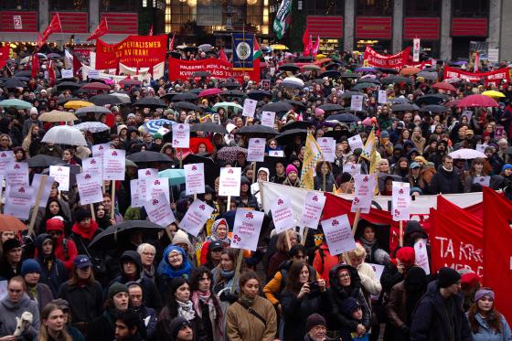 Kvinnedagen p&aring; Youngstorget