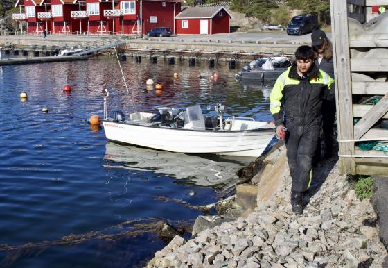 Emiliano skal ut &aring; fiske
