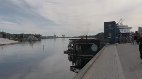 Oslo badstuforening ved Akerbrygge